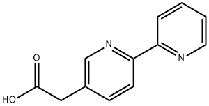 [2,2'-BIPYRIDINE]-5-ACETIC ACID Struktur