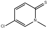 2(1H)-Pyridinethione,  5-chloro-1-methyl- Struktur