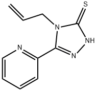 4-ALLYL-5-PYRIDIN-2-YL-4H-1,2,4-TRIAZOLE-3-THIOL Struktur