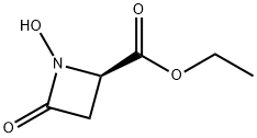 2-Azetidinecarboxylicacid,1-hydroxy-4-oxo-,ethylester,(R)-(9CI) Struktur