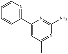 4-METHYL-6-PYRIDIN-2-YLPYRIMIDIN-2-AMINE Struktur