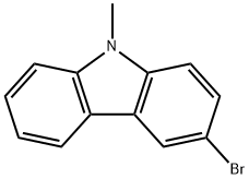 3-Bromo-9-methyl-9H-carbazole Struktur