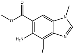 Methyl 5-aMino-4-fluoro-1-Methyl-1H-benzo[d]iMidazole-6-carboxylate