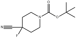 1-Piperidinecarboxylic acid, 4-cyano-4-fluoro-, 1,1-dimethylethyl ester