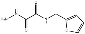 N-(2-furylmethyl)-2-hydrazinyl-2-oxo-acetamide Struktur