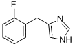 4-(2-FLUORO-BENZYL)-1H-IMIDAZOLE Struktur