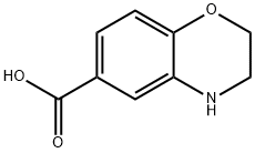 3,4-Dihydro-2H-benzo[1,4]oxazine-6-carboxylic acid Struktur