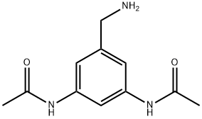 Acetamide,  N,N-[5-(aminomethyl)-1,3-phenylene]bis- Struktur