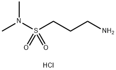 (N,N,Dimethyl)-(3-aminopropyl)sulfonamide hydrochloride Struktur