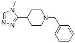 5-(1-benzylpiperidin-4-yl)-4-methyl-4H-1,2,4-Triazole Struktur