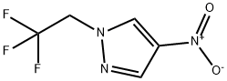 4-NITRO-1-(2,2,2-TRIFLUOROETHYL)-1H-PYRAZOLE Struktur