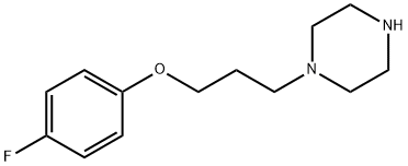 1-Fluoro-4-[3-(piperazin-1-yl)propoxy]benzene Struktur