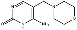 6-AMINO-5-(4-MORPHOLINYLMETHYL)-2(1H)-PYRIMIDINONE Struktur