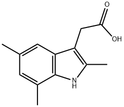 (2,5,7-TRIMETHYL-1H-INDOL-3-YL)-ACETIC ACID Struktur