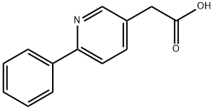 2-(6-phenylpyridin-3-yl)acetic acid Struktur