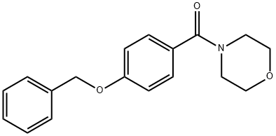 4-[4-(BENZYLOXY)BENZOYL]MORPHOLINE Struktur