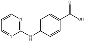 4-(PYRIMIDIN-2-YLAMINO)-BENZOIC ACID Struktur