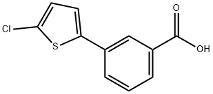 3-(5-(Methoxycarbonyl)thiophen-2-yl)benzoic acid Struktur