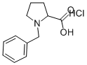 1-BENZYL-PYRROLIDINE-2-CARBOXYLIC ACID HYDROCHLORIDE Struktur