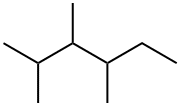 2,3,4-TRIMETHYLHEXANE Struktur