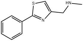 METHYL-(2-PHENYL-THIAZOL-4-YLMETHYL)-AMINE Struktur