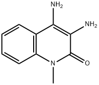 2(1H)-Quinolinone,  3,4-diamino-1-methyl- Struktur