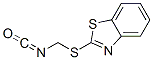 Benzothiazole, 2-[(isocyanatomethyl)thio]- (9CI) Struktur