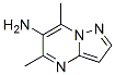 Pyrazolo[1,5-a]pyrimidine,  6-amino-5,7-dimethyl-  (7CI) Struktur