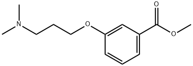 methyl 3-[3-(dimethylamino)propoxy]benzoate Struktur