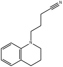 1(2H)-QUINOLINEBUTANENITRILE, 3,4-DIHYDRO- Struktur