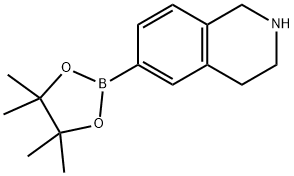 1,2,3,4-TETRAHYDRO-6-(4,4,5,5-TETRAMETHYL-1,3,2-DIOXABOROLAN-2-YL)-ISOQUINOLINE Struktur