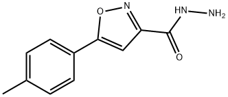 5-P-TOLYLISOXAZOLE-3-CARBOHYDRAZIDE Struktur