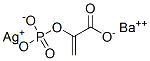 barium silver 2-(phosphonatooxy)acrylate Struktur