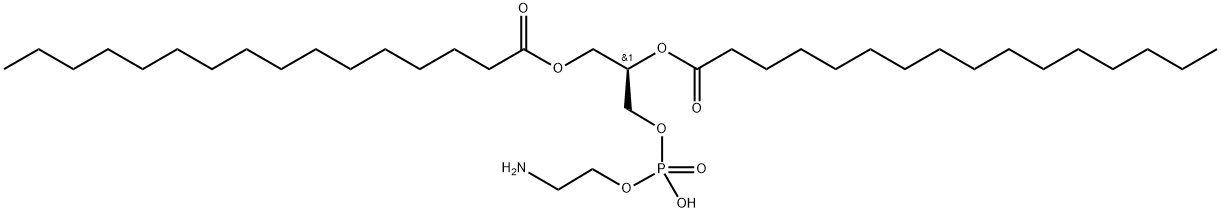 1,2-DIPALMITOYL-SN-GLYCERO-3-PHOSPHOETHANOLAMINE Structure