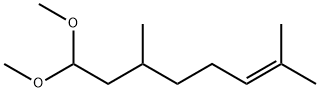 CITRONELLAL DIMETHYL ACETAL Struktur