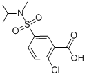 2-CHLORO-5-{[ISOPROPYL(METHYL)AMINO]SULFONYL}BENZOIC ACID Struktur