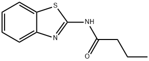 Butanamide, N-2-benzothiazolyl- (9CI) Struktur