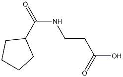 N-(Cyclopentylcarbonyl)-beta-alanine Struktur