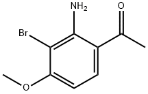 Ethanone,1-(2-amino-3-bromo-4-methoxyphenyl)- Struktur