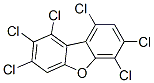 Dibenzofuran, 1,2,3,6,7,9-hexachloro- Struktur