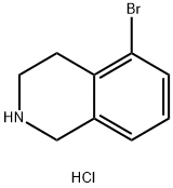 ISOQUINOLINE, 5-BROMO-1,2,3,4-TETRAHYDRO-, HYDROCHLORIDE Struktur