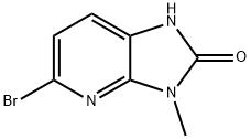 5-BROMO-3-METHYL-1H-IMIDAZO[4,5-B]PYRIDIN-2(3H)-ONE, 924293-37-8, 結(jié)構(gòu)式