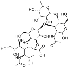 SIALYL LEWIS A, SODIUM SALT Struktur