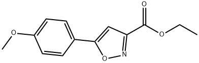 Ethyl 5-(4-methoxyphenyl)isoxazole-3-carboxylate Struktur