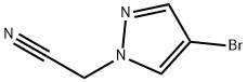 (4-bromo-1H-pyrazol-1-yl)acetonitrile Struktur