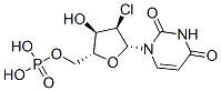 2'-chloro-2'-deoxyuridine 5'-phosphate Struktur