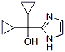 1H-Imidazole-2-methanol,  -alpha-,-alpha--dicyclopropyl- Struktur