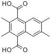 2,3,6,7-TETRAMETHYL-NAPHTHALENE-1,4-DICARBOXYLIC ACID
 Struktur