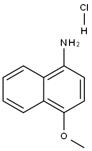 4-Methoxynaphthalen-1-aMine hydrochloride Struktur