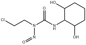 2-[[[(2-Chloroethyl)nitrosoamino]carbonyl]amino]-1,3-cyclohexanediol Struktur